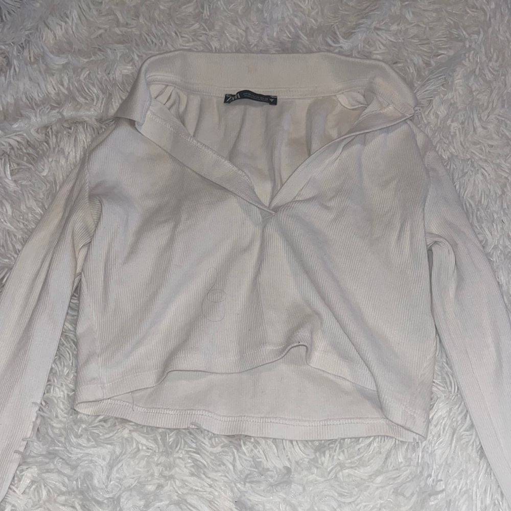 Zara collared long sleeve